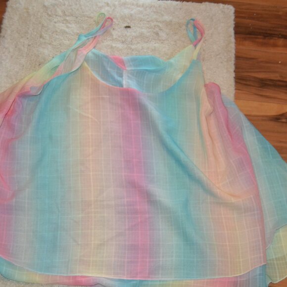 A cute Pastel Spaghetti Strap Top. - Picture 3 of 3